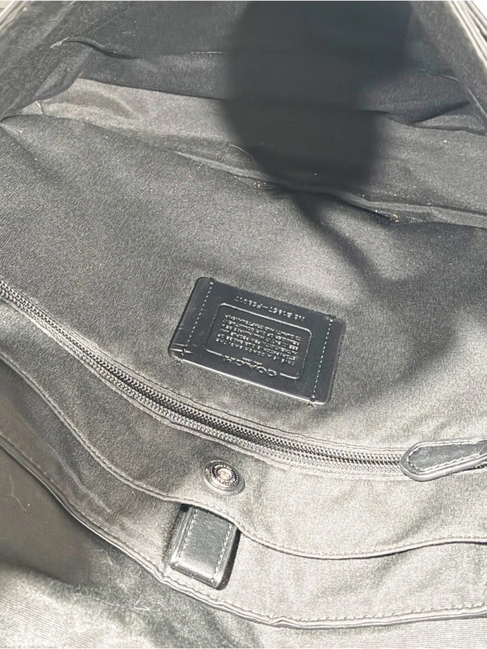 Coach black soft